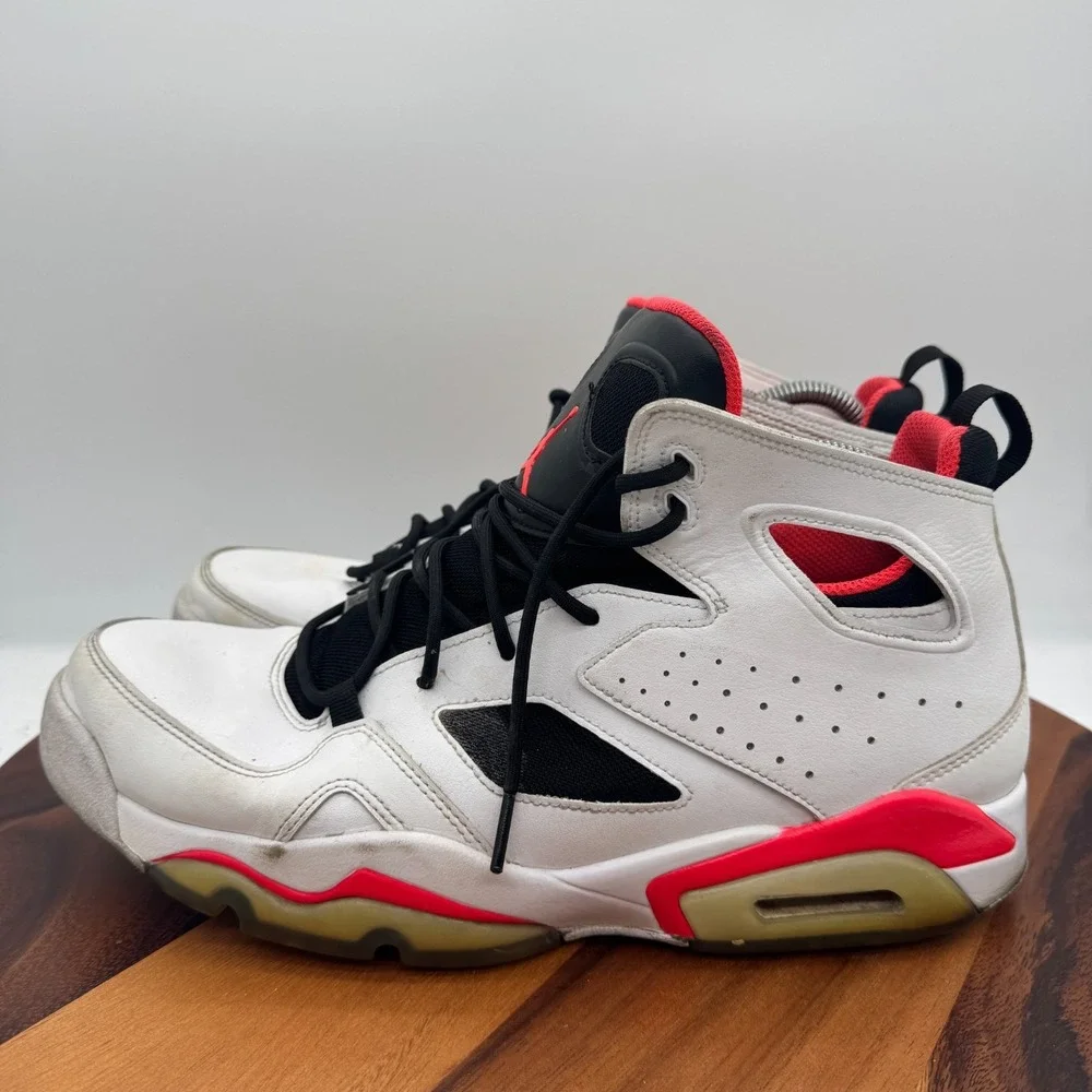 Nike Air Jordan Flight Club 91 Mens Size 12 White Infrared Black DC7329-106